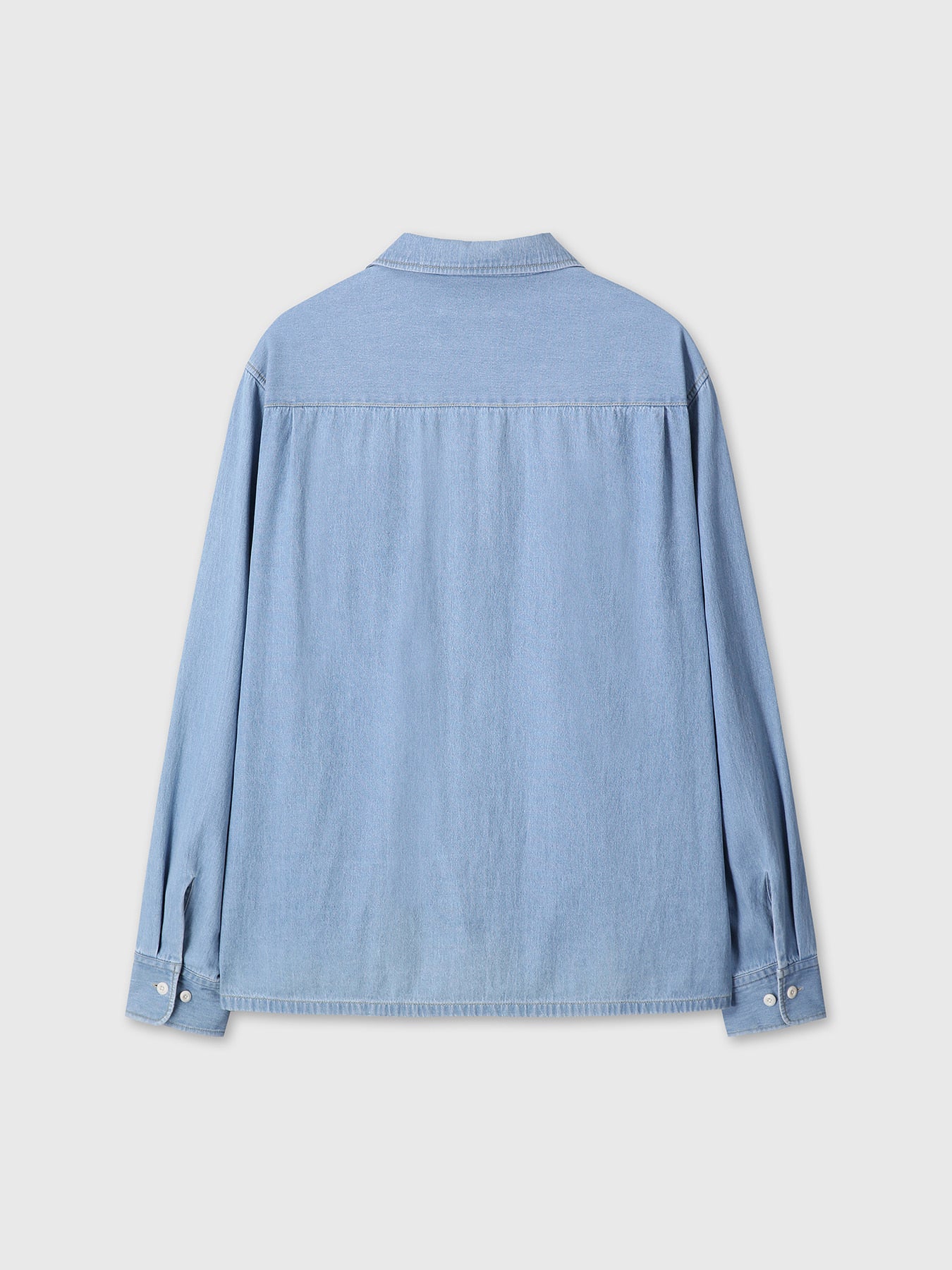 Tonywack - Two Pocket Soft Denim Shirt (Light Indigo) product image 9 | TRAB K-Fashion Australia