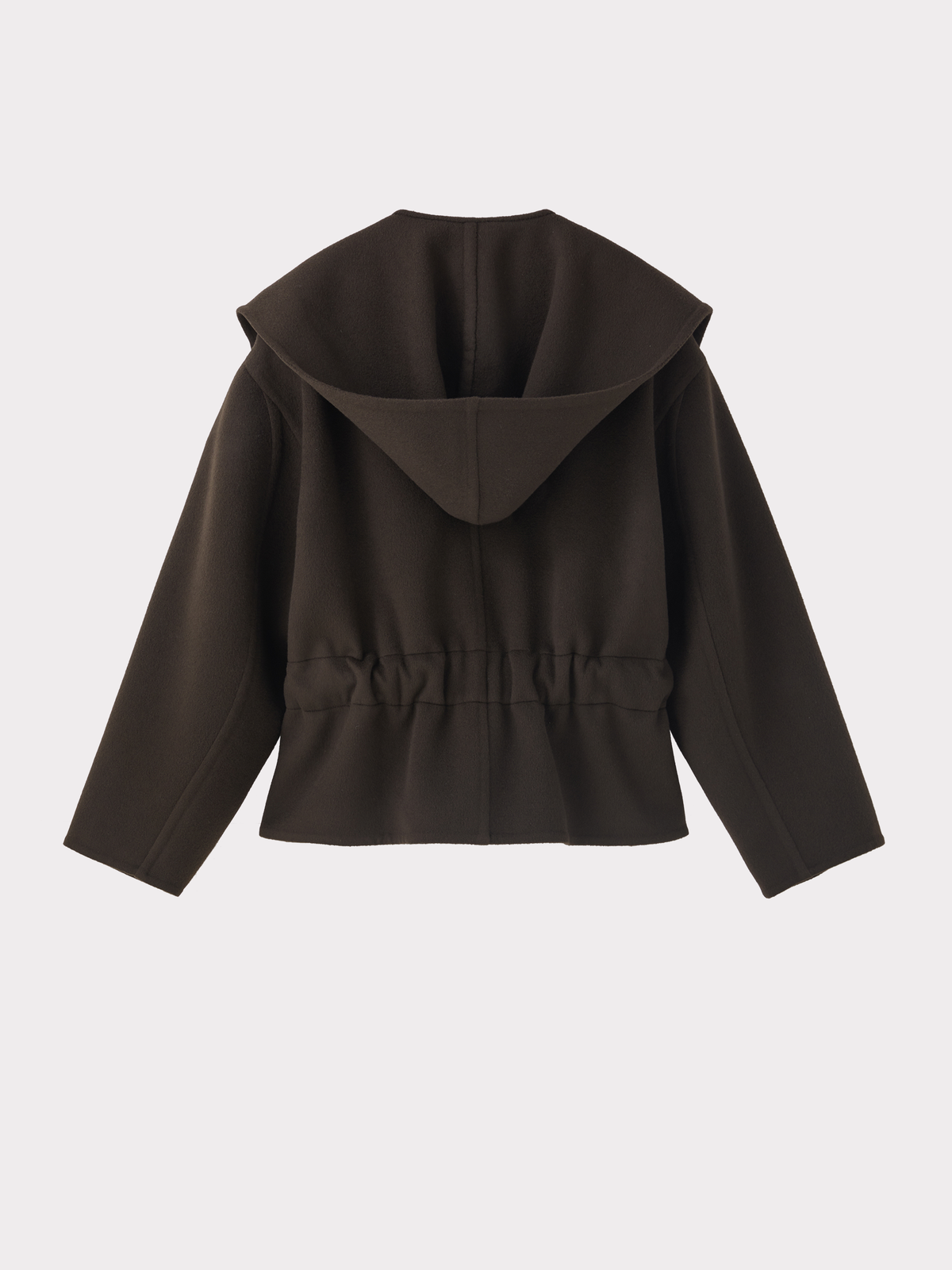 Recto - Handmade Hood Belted Coat (Dark Chocolate) product image 5 | TRAB K-Fashion Australia