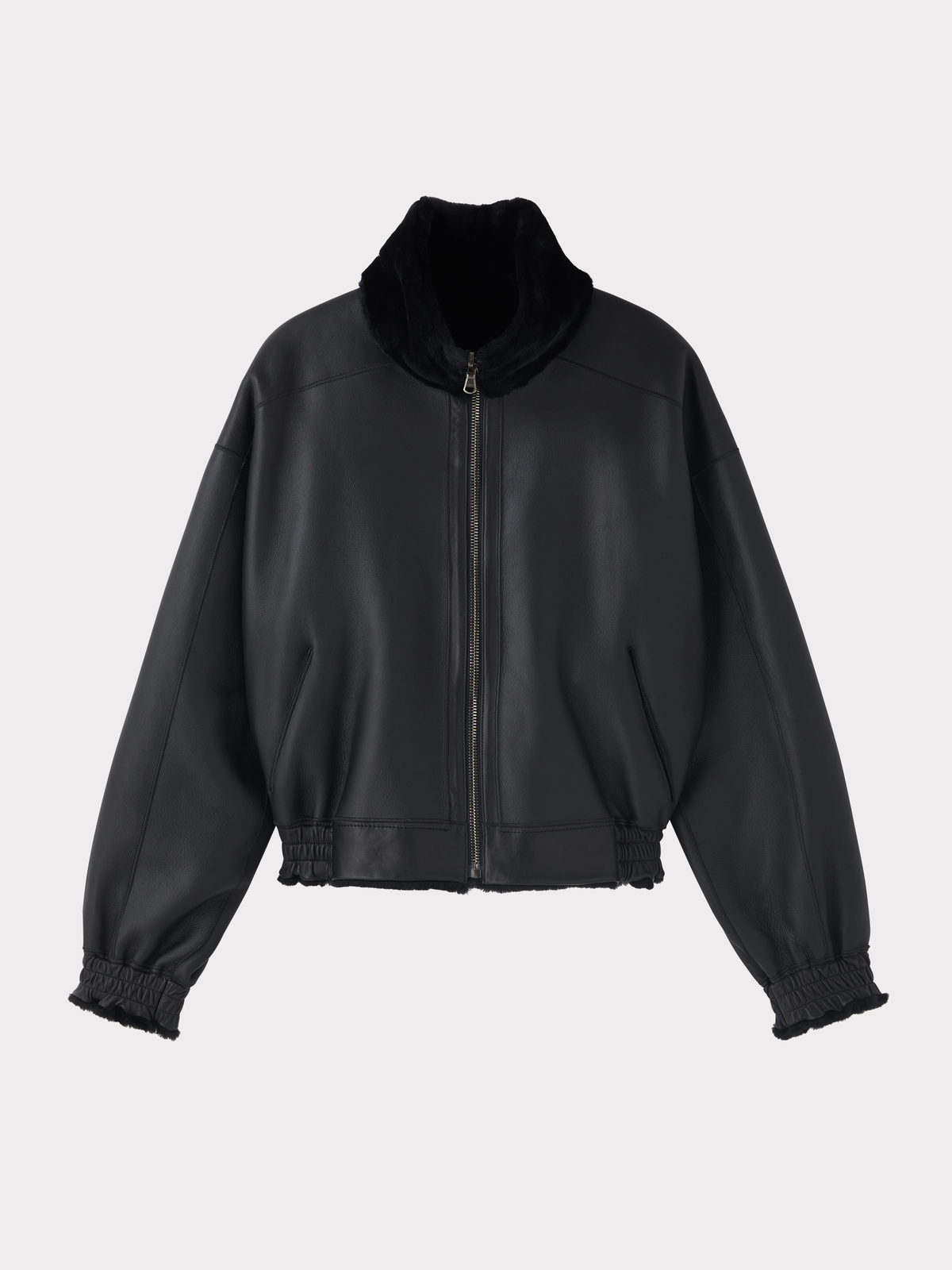 Recto - Reversible Fur Jumper (Black) product image 4 | TRAB K-Fashion Australia