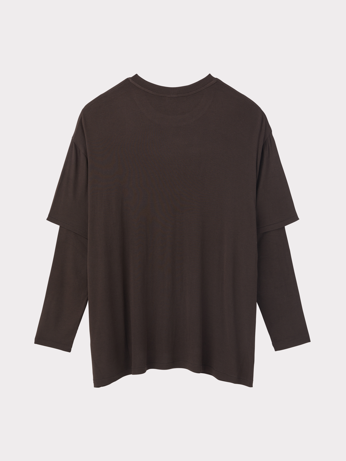 Recto - Layered Sleeve Top (Dark Chocolate) product image 3 | TRAB K-Fashion Australia