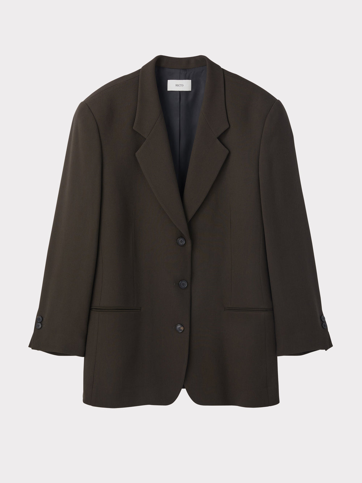 Recto - Oversized Single Suit Jacket (Khaki Brown) product image 4 | TRAB K-Fashion Australia