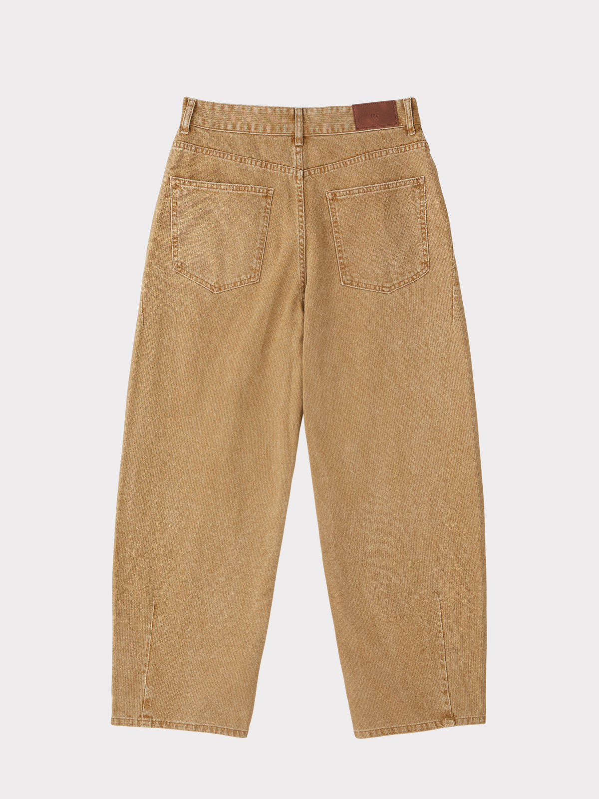 Recto - 90’s High-Rise Curved Leg Jeans (Beige) product image 4 | TRAB K-Fashion Australia