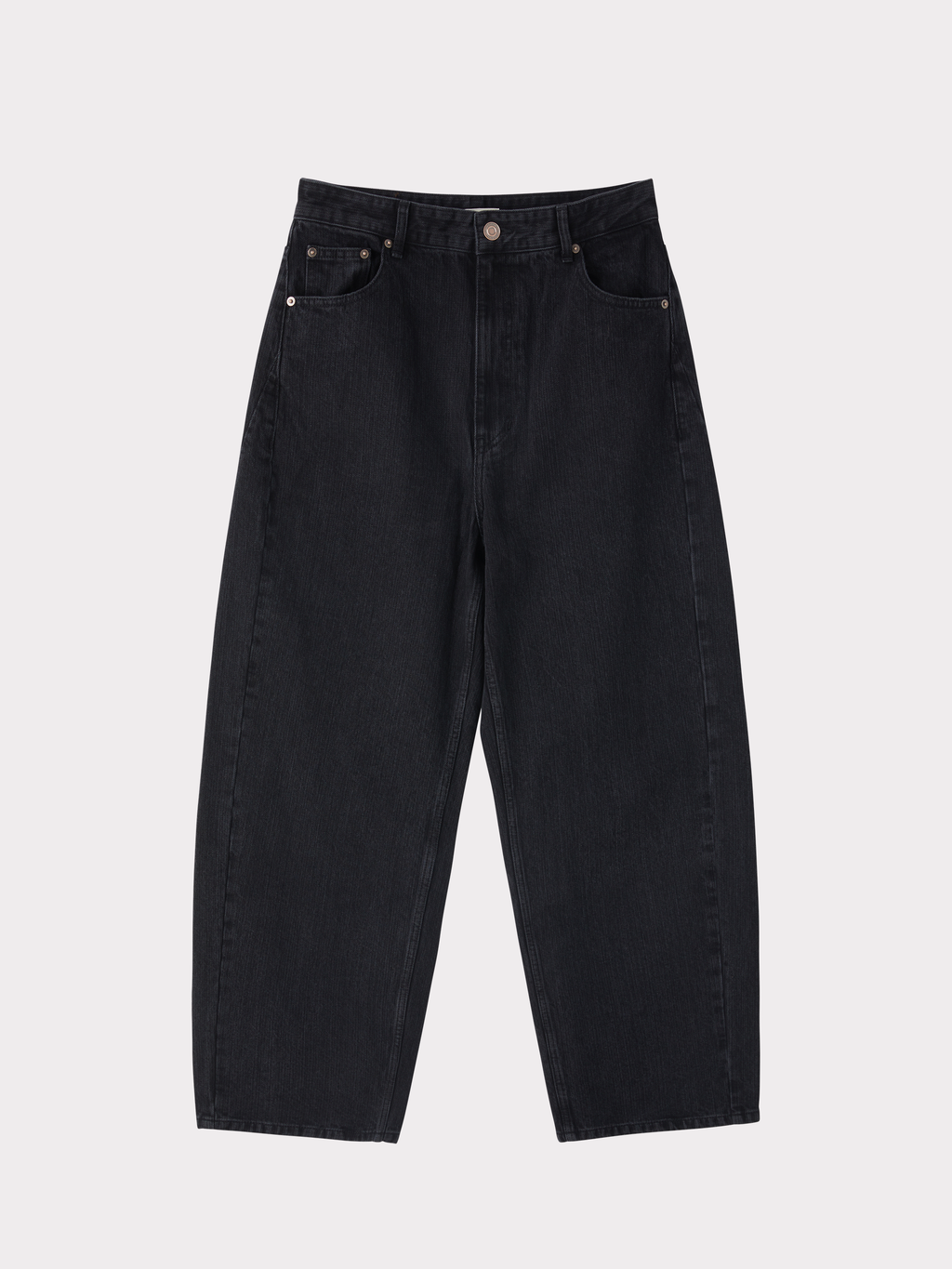Recto - 90’s High-Rise Curved Leg Jeans (Black) product image 4 | TRAB K-Fashion Australia