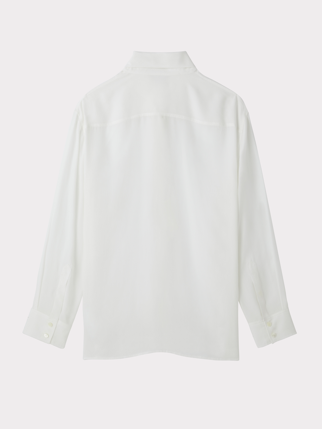 Recto - Point Collar Fluid Shirt (Ivory) product image 5 | TRAB K-Fashion Australia
