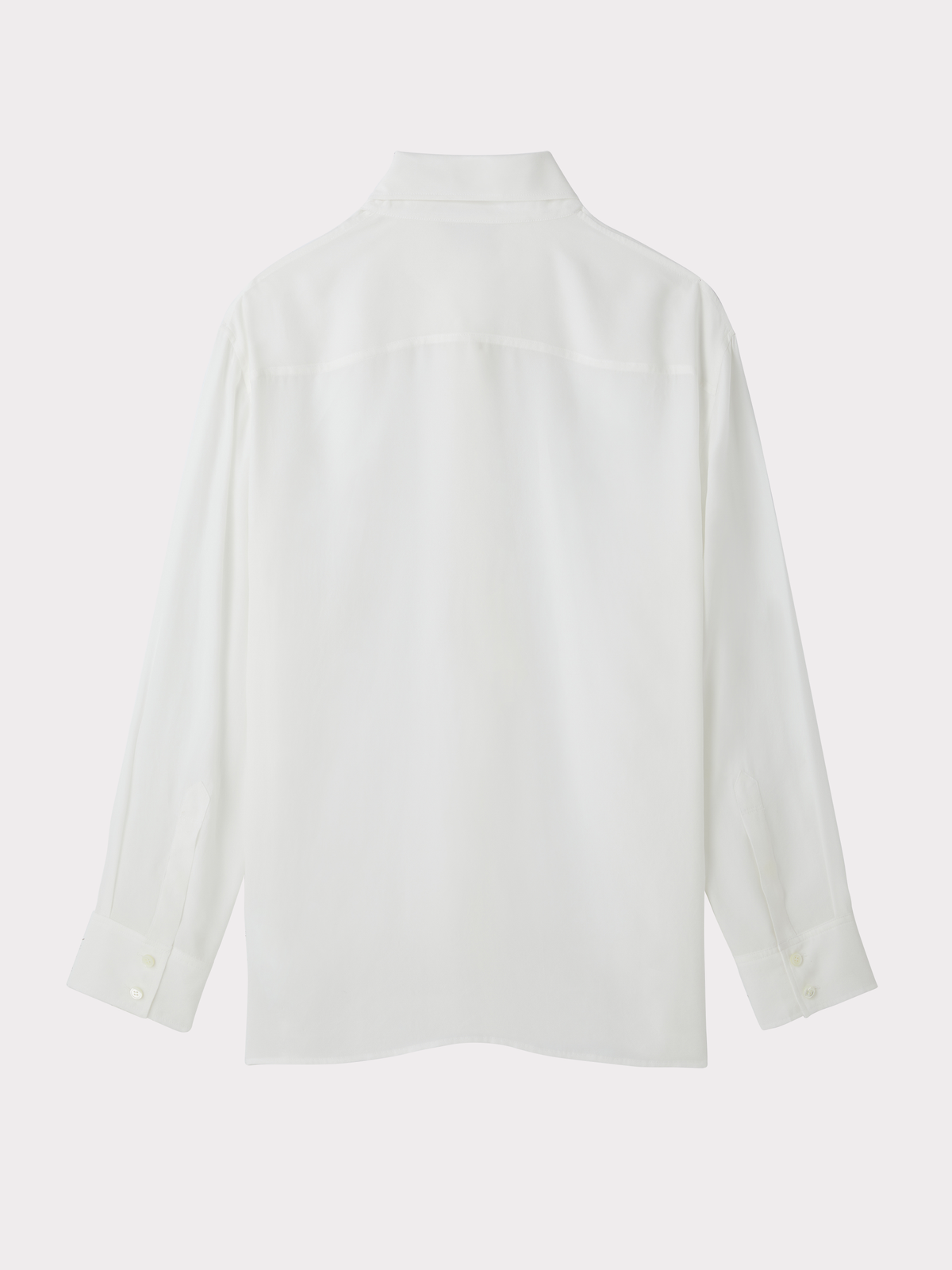 Recto - Point Collar Fluid Shirt (Ivory) product image 5 | TRAB K-Fashion Australia