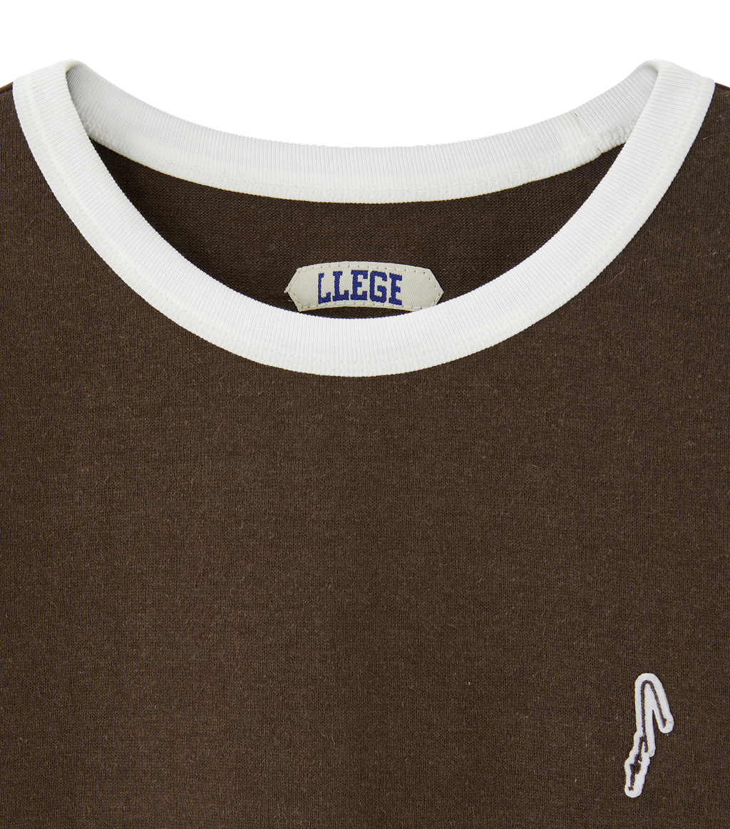 Llege - Womens Ringer Top (Brown) product image 3 | TRAB K-Fashion Australia