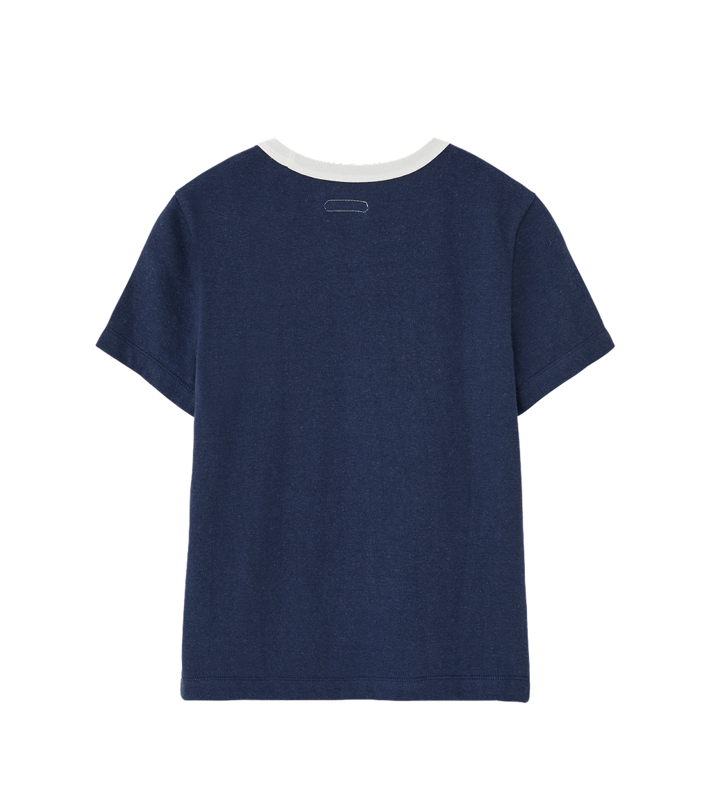 Llege - Womens Ringer Top (Navy) product image 2 | TRAB K-Fashion Australia