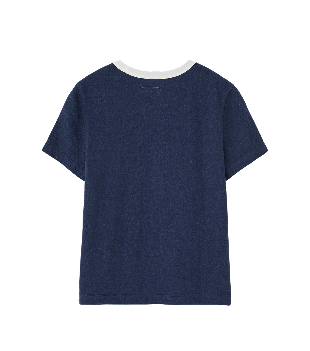 Llege - Womens Ringer Top (Navy) product image 2 | TRAB K-Fashion Australia
