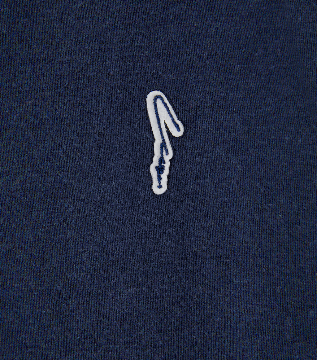 Llege - Womens Ringer Long Sleeve T-Shirt (Navy) product image 4 | TRAB K-Fashion Australia