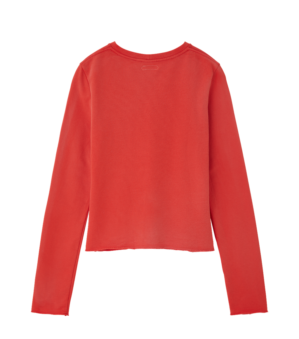 Llege - Classic Logo Long Sleeve Slim Top (Red) product image 2 | TRAB K-Fashion Australia