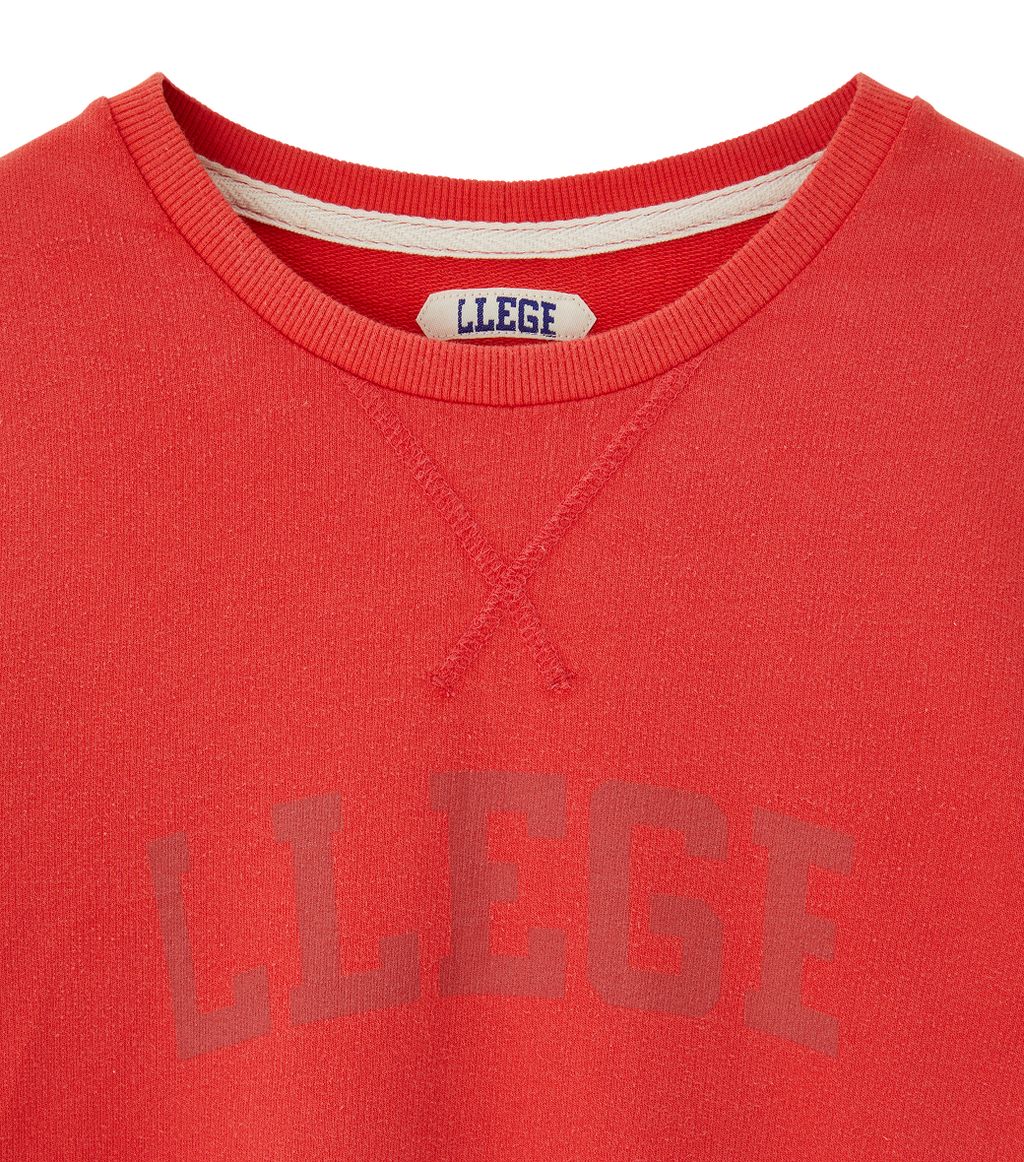 Llege - Classic Logo Long Sleeve Slim Top (Red) product image 3 | TRAB K-Fashion Australia