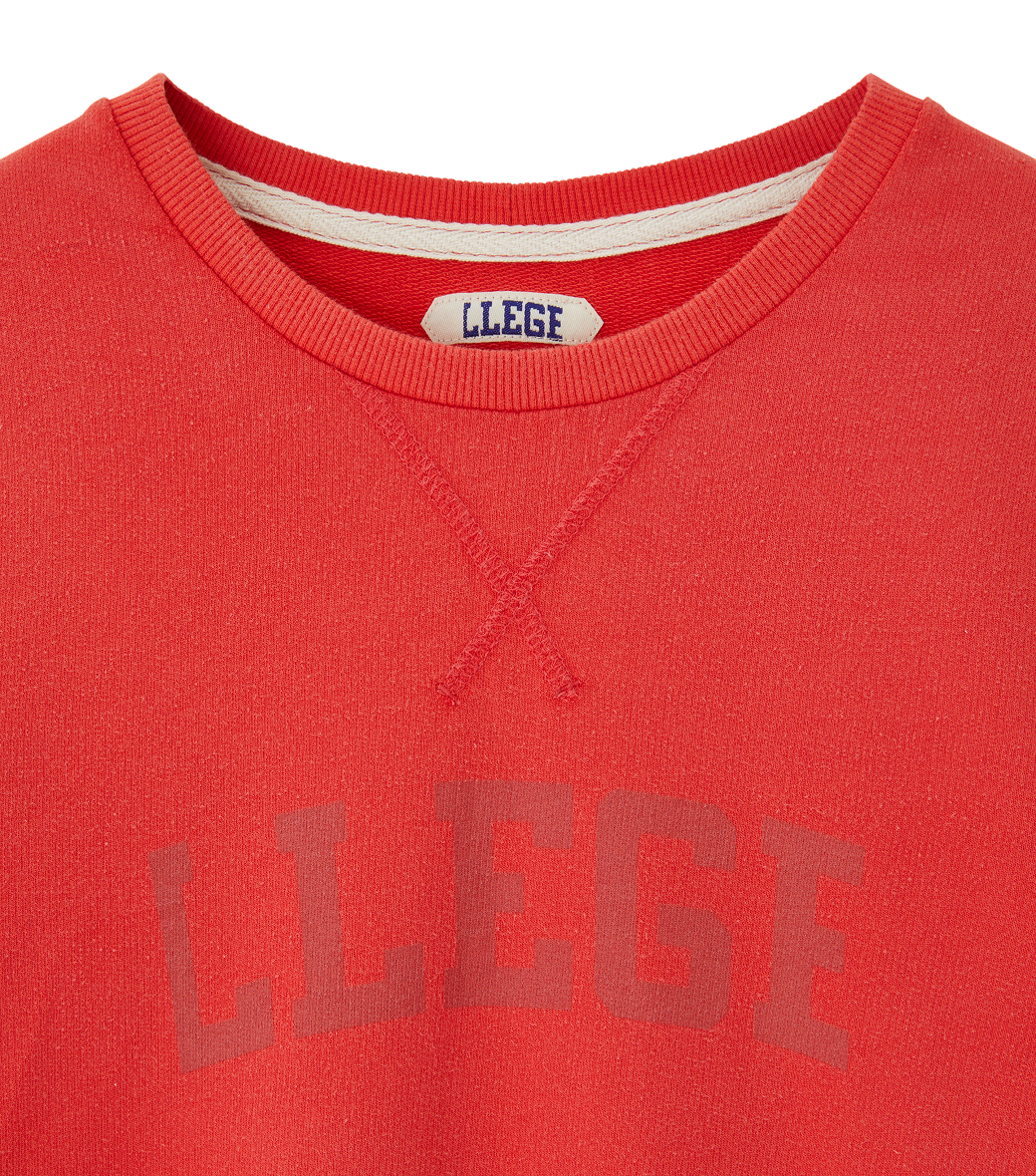 Llege - Classic Logo Long Sleeve Slim Top (Red) product image 3 | TRAB K-Fashion Australia
