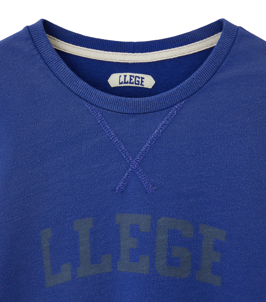 Llege - Classic Logo Long Sleeve Slim Top (Purple Blue) product image 3 | TRAB K-Fashion Australia
