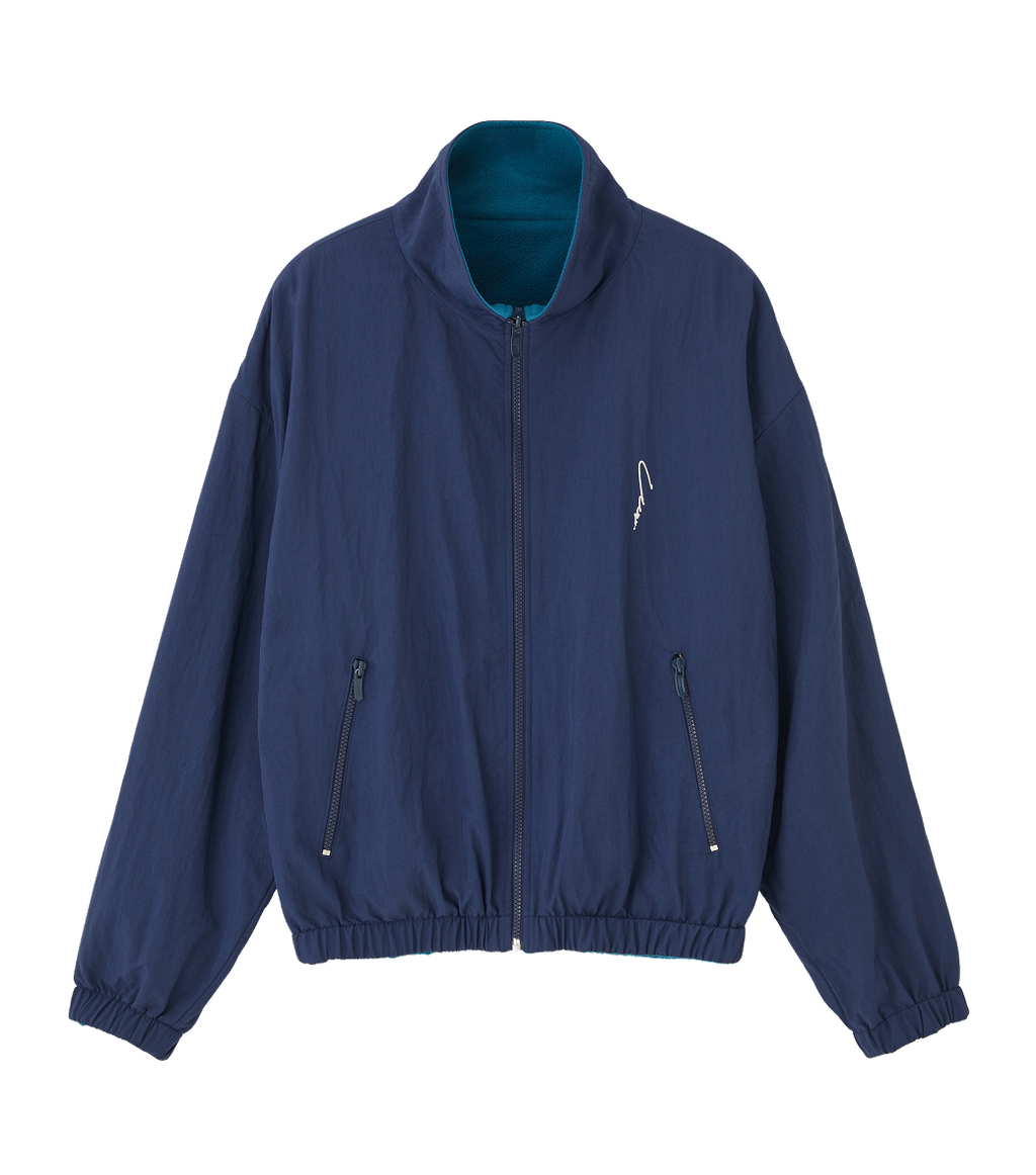 Llege - Reversible Fleece Track Jumper (Navy) product image 1 | TRAB K-Fashion Australia