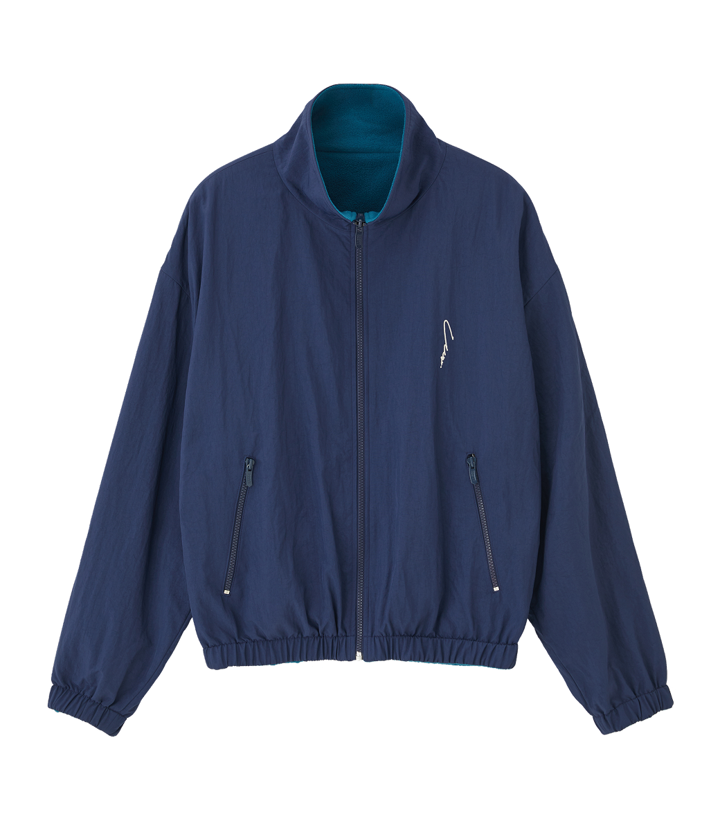 Llege - Reversible Fleece Track Jumper (Navy) product image 1 | TRAB K-Fashion Australia