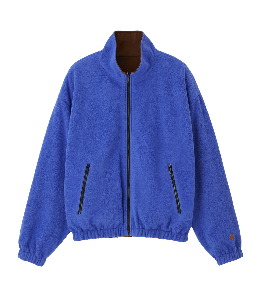 Llege - Reversible Fleece Track Jumper (Brown) product image 6 | TRAB K-Fashion Australia