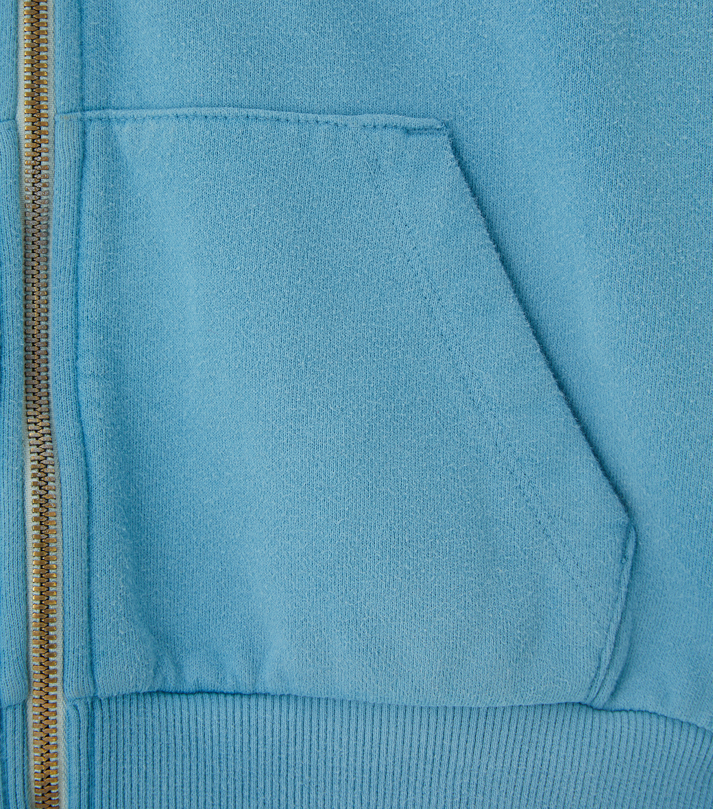 Llege - Cube Logo Cropped Hoody Zip-Up (Blue) product image 4 | TRAB K-Fashion Australia