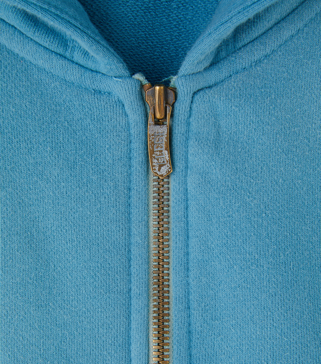 Llege - Cube Logo Cropped Hoody Zip-Up (Blue) product image 3 | TRAB K-Fashion Australia