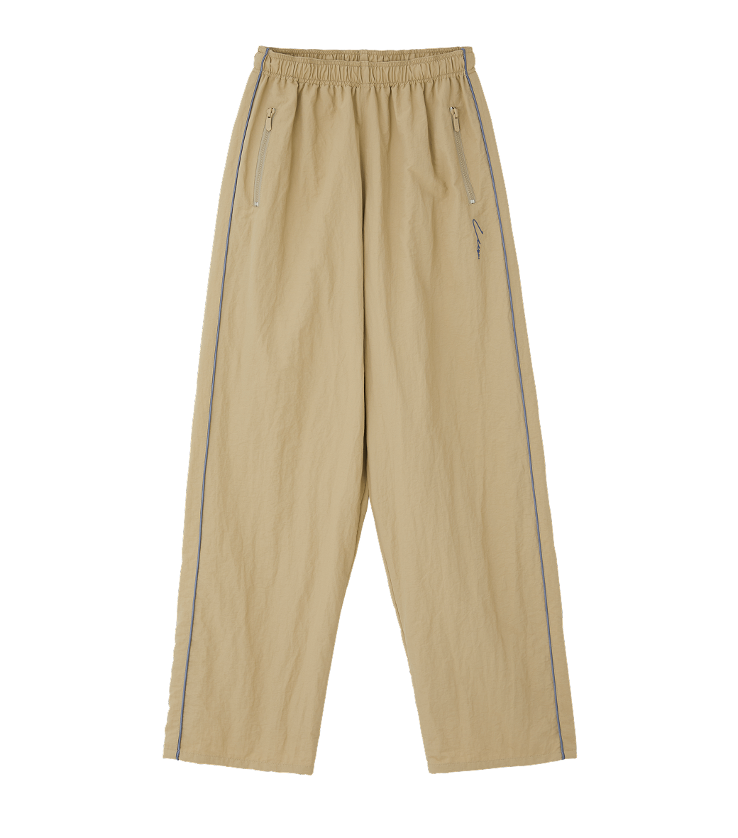 Llege - Nylon Track Pants (Beige) product image 1 | TRAB K-Fashion Australia