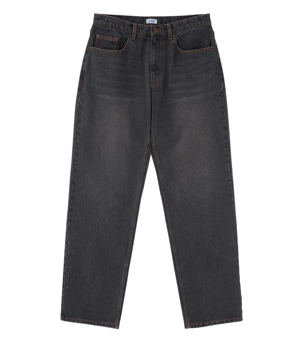 Llege - Washed Black Tapered Jeans (Black) product image 1 | TRAB K-Fashion Australia
