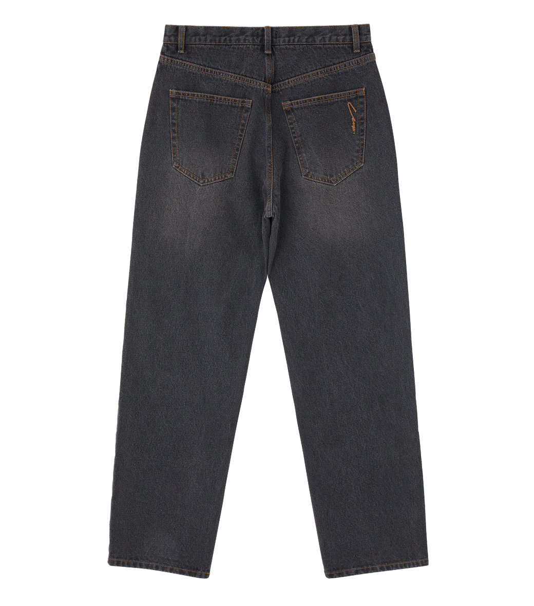 Llege - Washed Black Tapered Jeans (Black) product image 2 | TRAB K-Fashion Australia