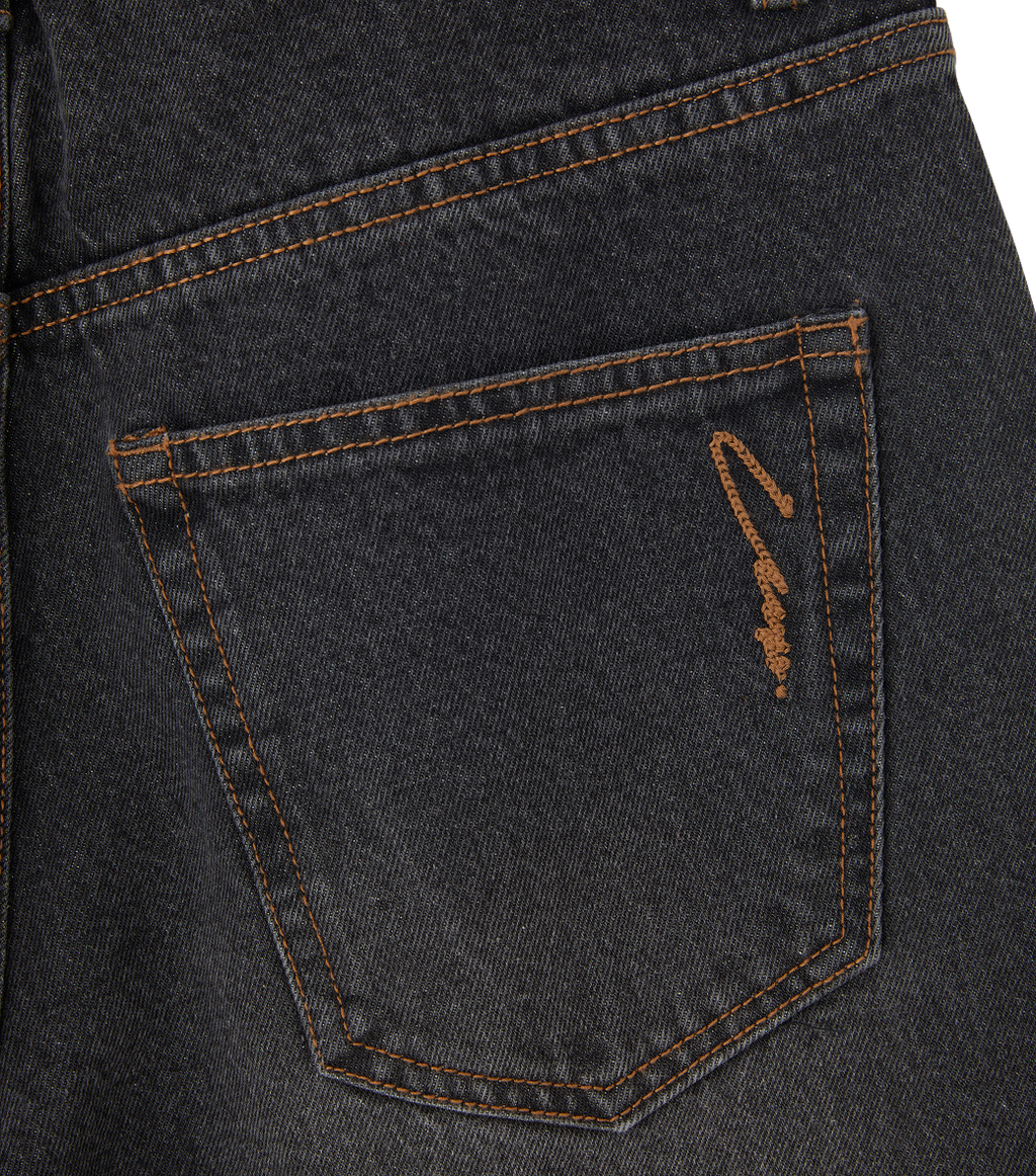 Llege - Washed Black Tapered Jeans (Black) product image 5 | TRAB K-Fashion Australia