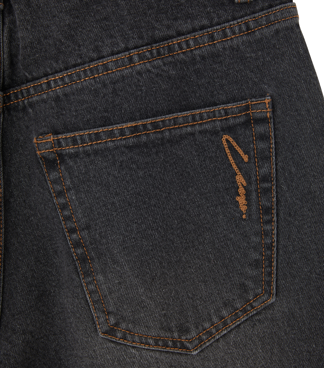 Llege - Washed Black Tapered Jeans (Black) product image 5 | TRAB K-Fashion Australia