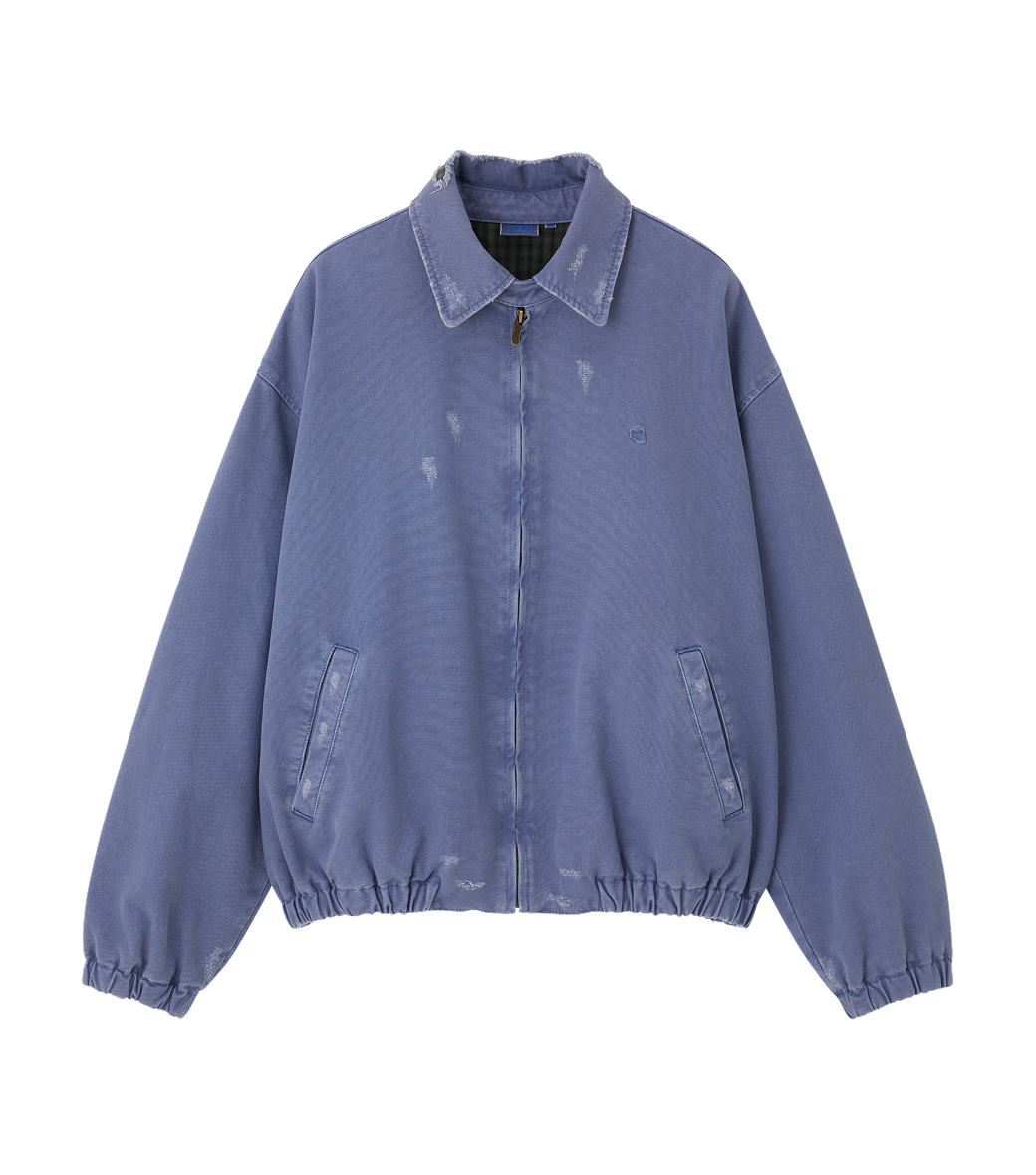 Llege - Destroyed Denim Harrington (Lavender) product image 1 | TRAB K-Fashion Australia