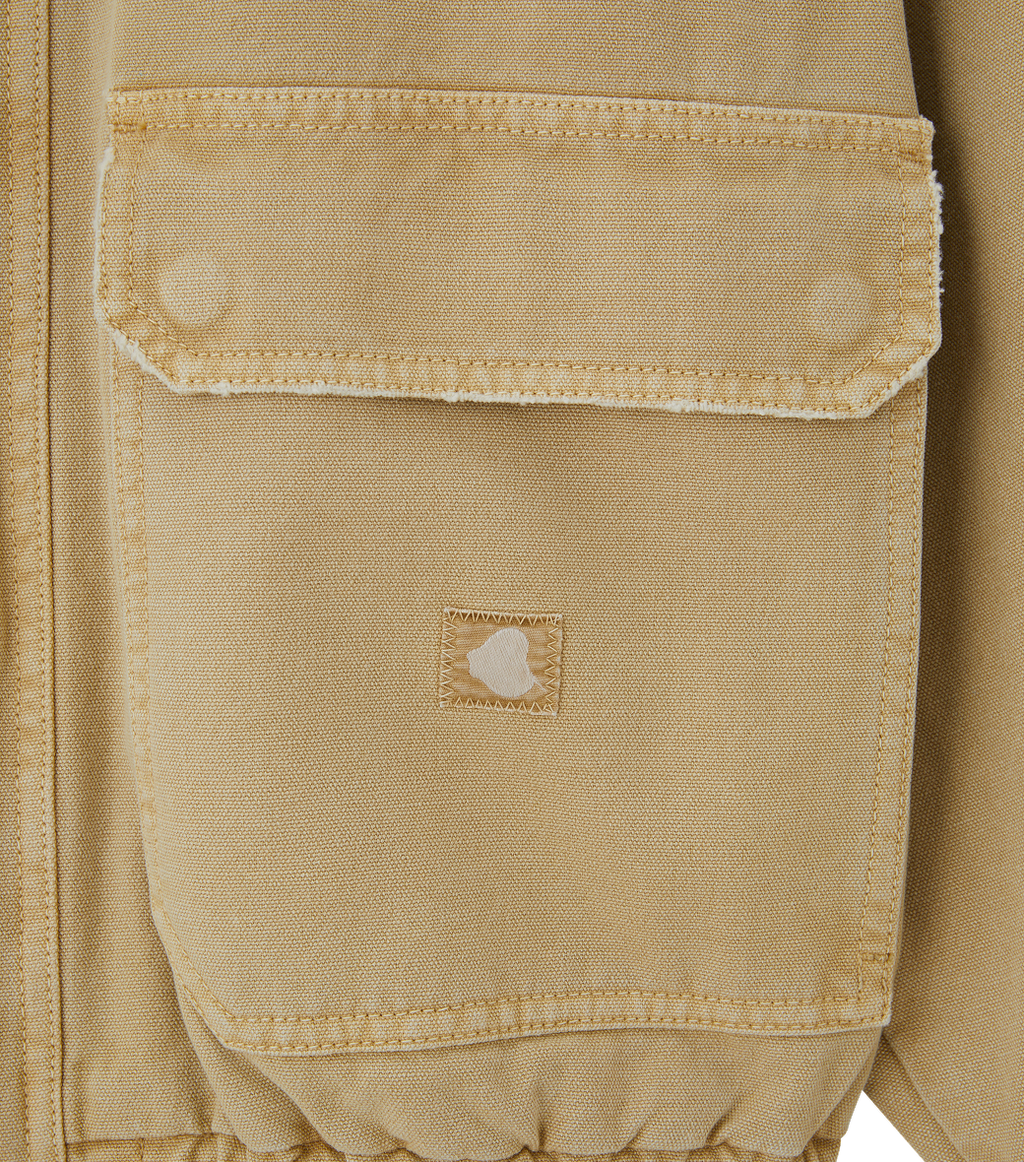 Llege - Destroyed A-2 Denim Jumper (Beige) product image 4 | TRAB K-Fashion Australia