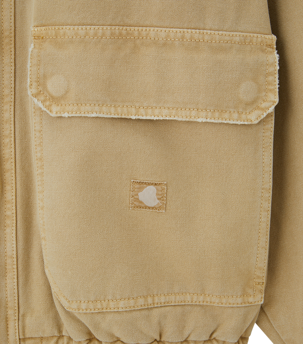 Llege - Destroyed A-2 Denim Jumper (Beige) product image 4 | TRAB K-Fashion Australia