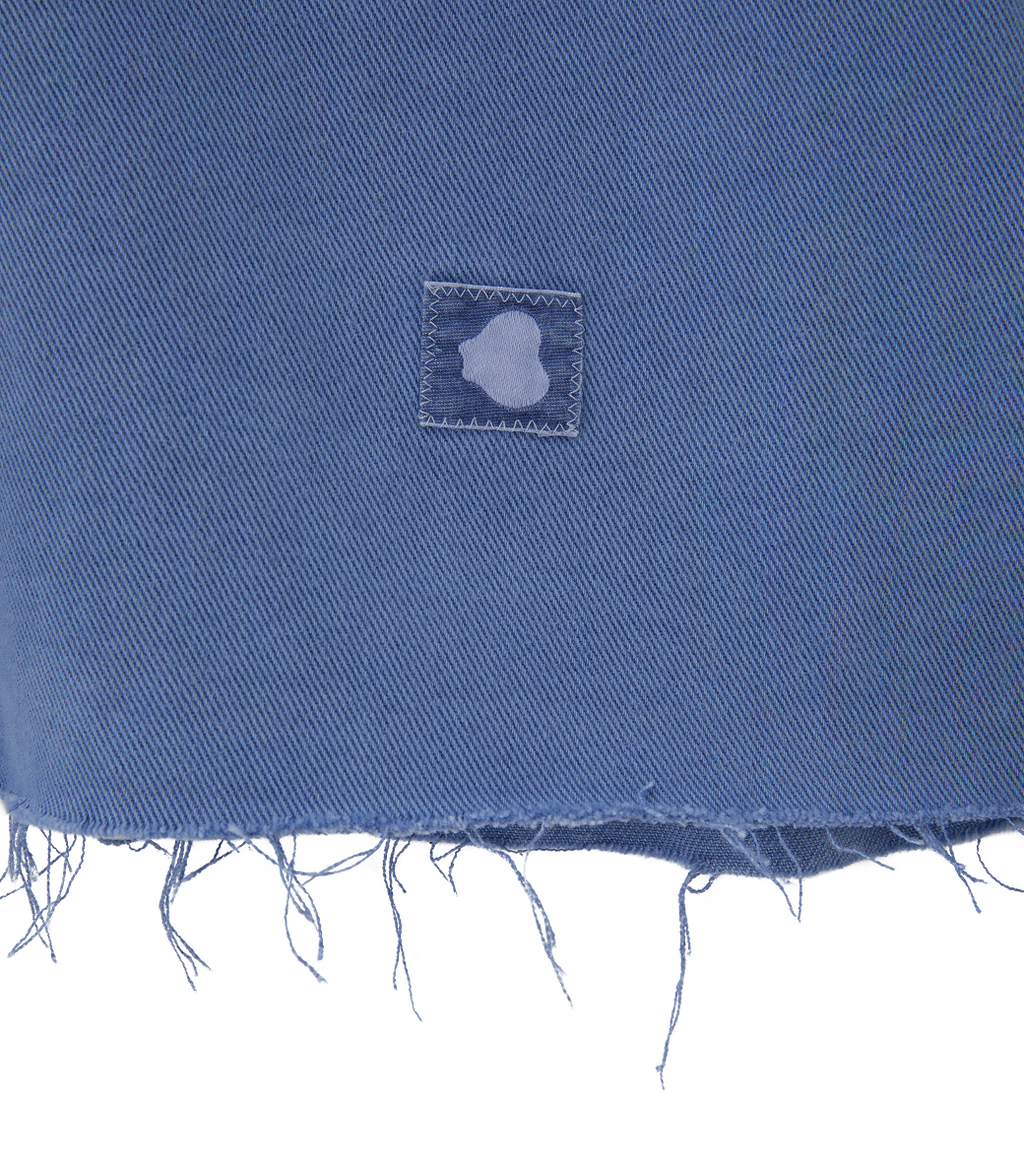 Llege - Distressed Denim Shirt Jacket (Blue) product image 5 | TRAB K-Fashion Australia