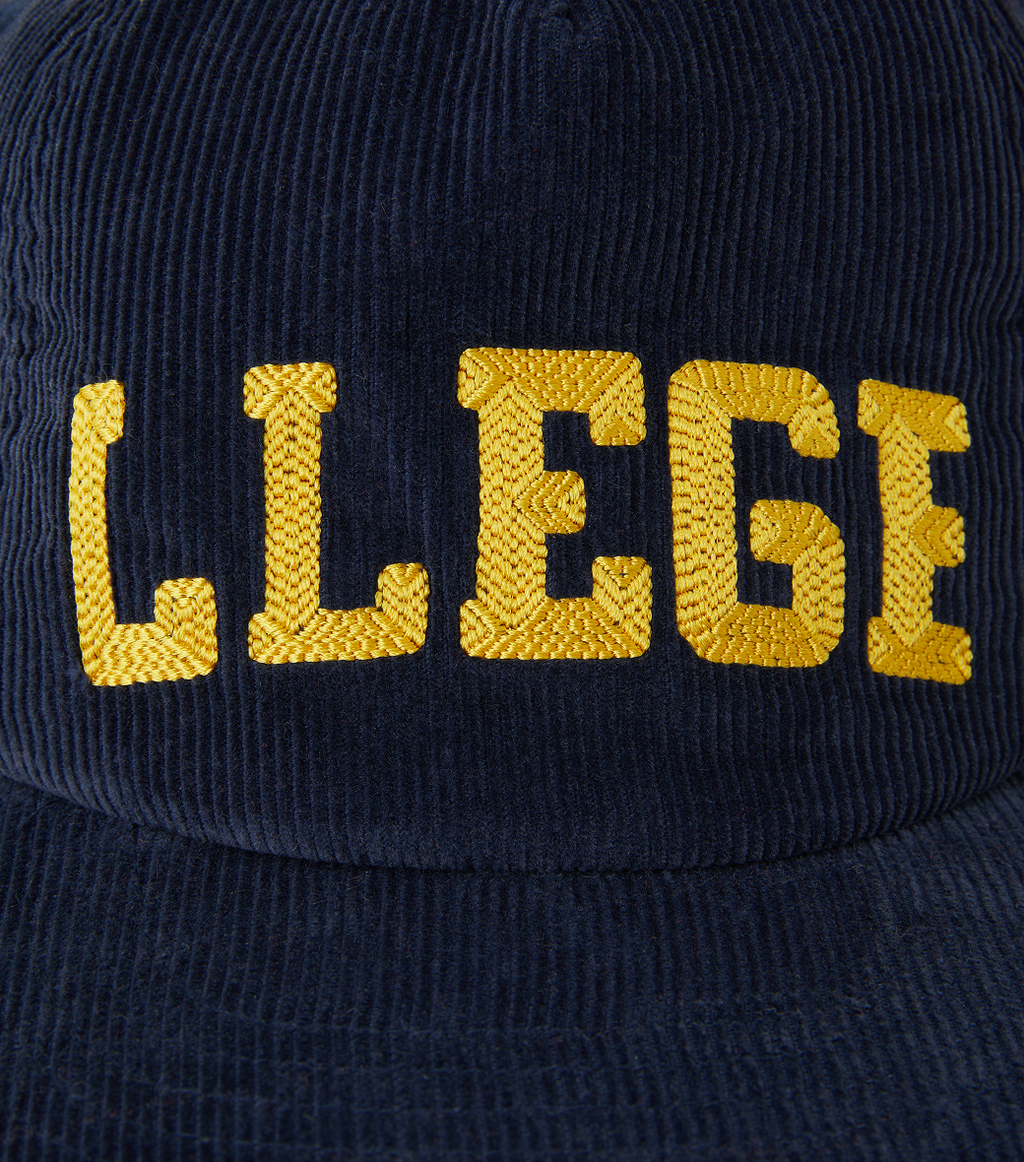 Llege - Logo Embroidery Corduroy Cap (Navy) product image 5 | TRAB K-Fashion Australia