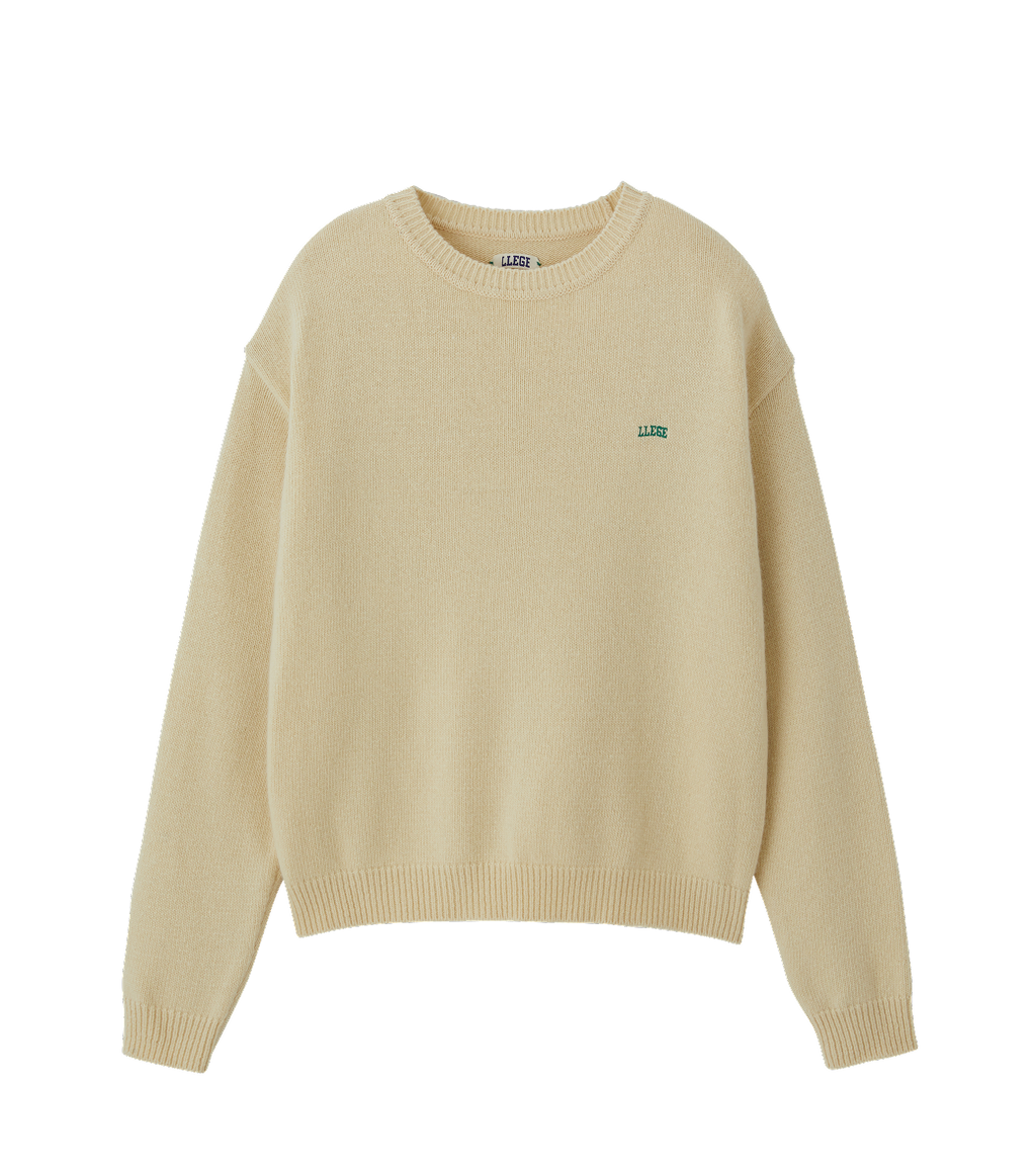 Llege - Classic Logo Sweater (Lemon) product image 1 | TRAB K-Fashion Australia