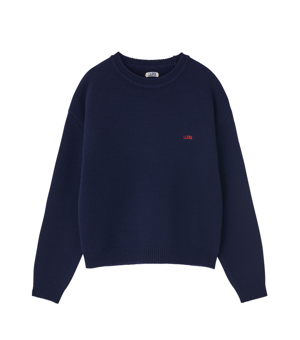 Llege - Classic Logo Sweater (Navy) product image 1 | TRAB K-Fashion Australia