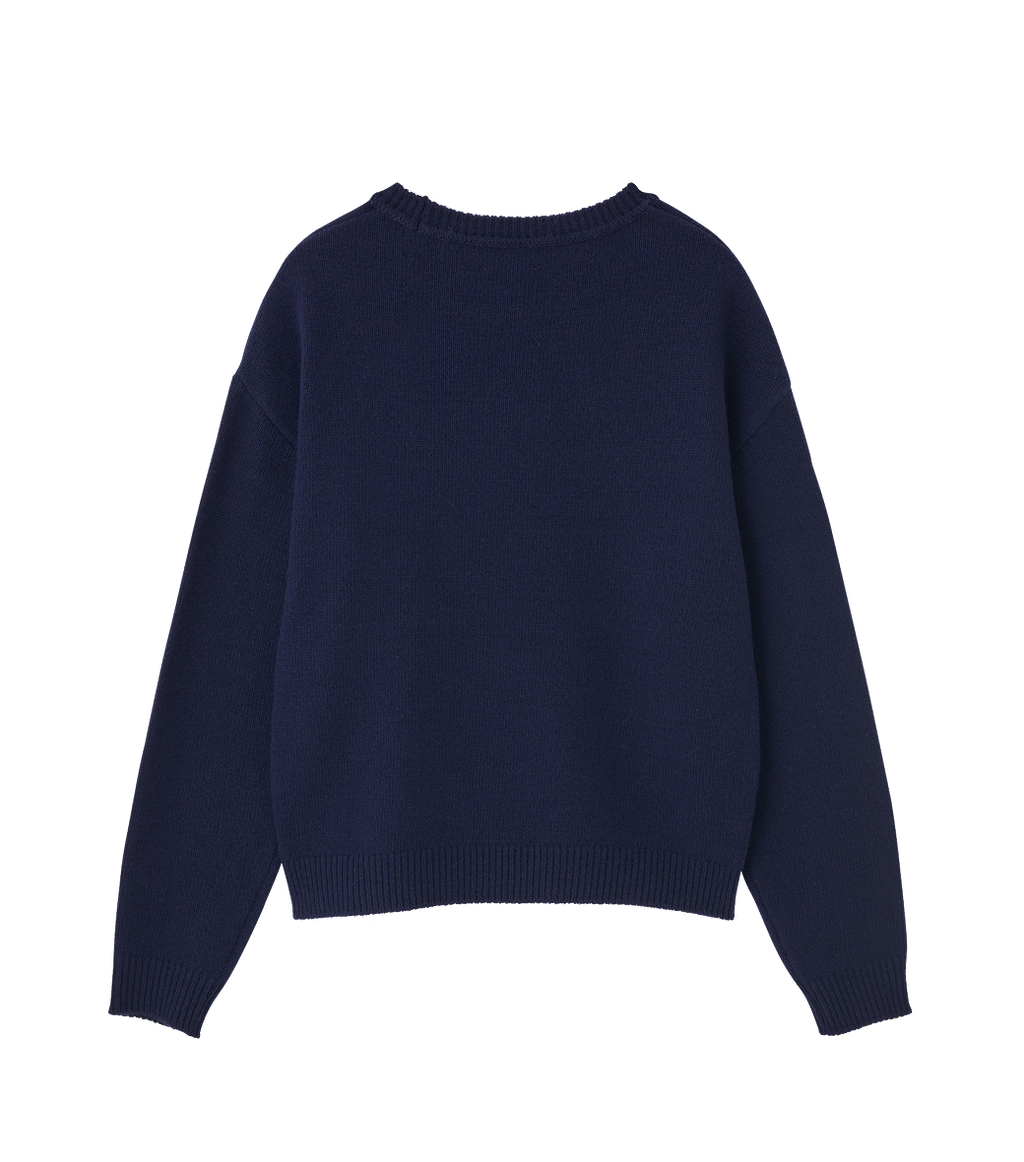 Llege - Classic Logo Sweater (Navy) product image 2 | TRAB K-Fashion Australia