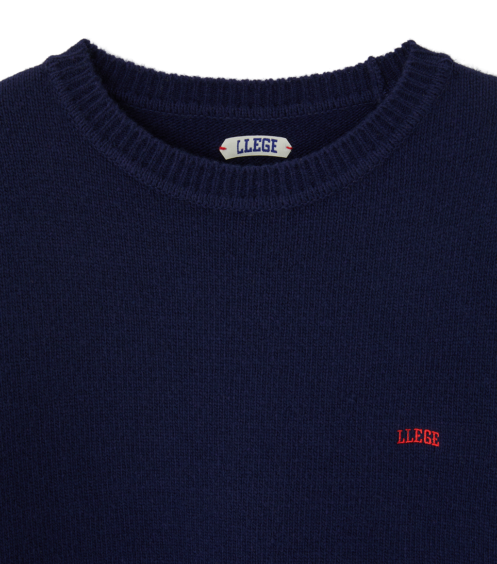 Llege - Classic Logo Sweater (Navy) product image 3 | TRAB K-Fashion Australia
