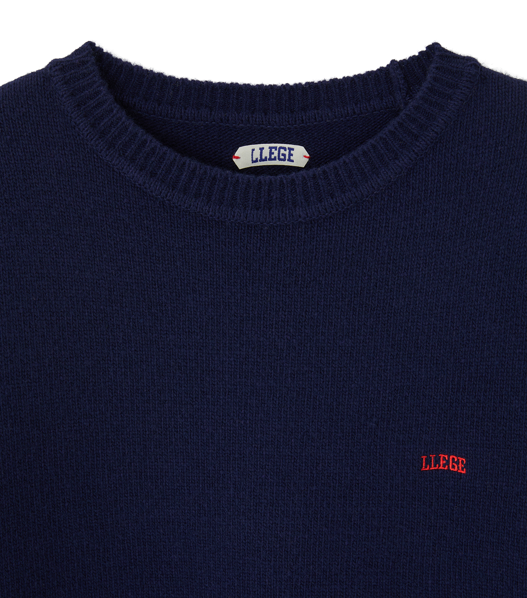 Llege - Classic Logo Sweater (Navy) product image 3 | TRAB K-Fashion Australia