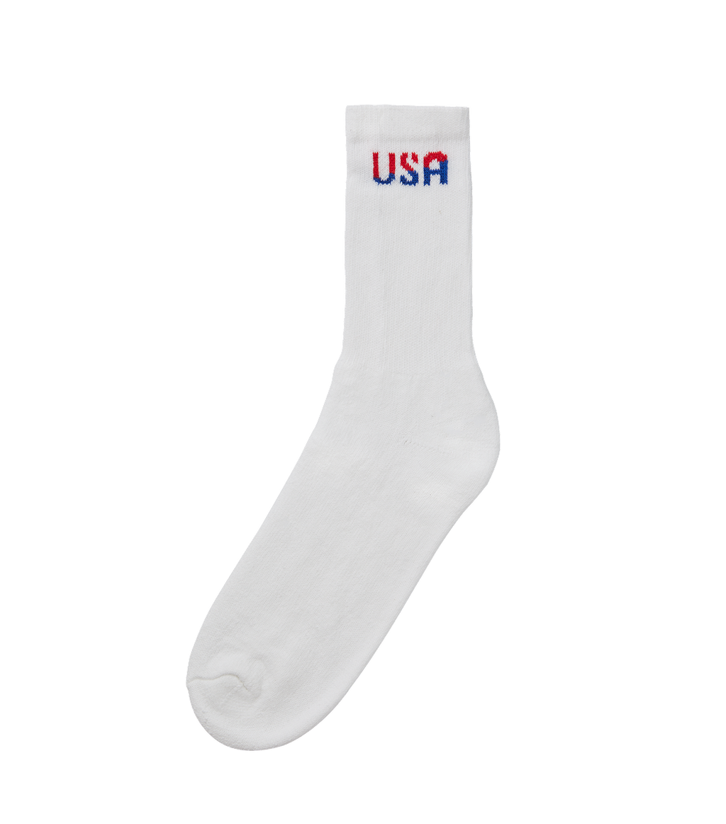 Llege - Usa Crew Socks 2PR (White) product image 3 | TRAB K-Fashion Australia