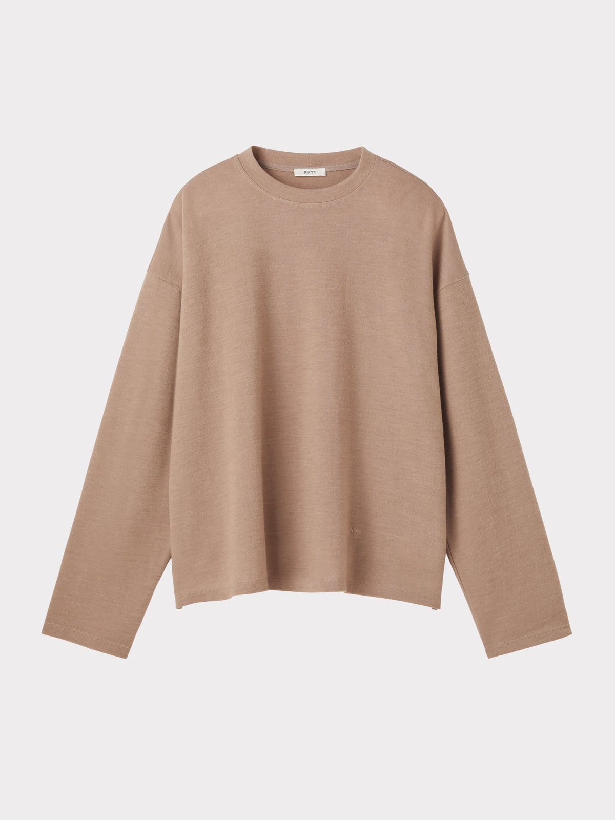 Recto - Wool Blend Oversized Top (Camel) product image 3 | TRAB K-Fashion Australia