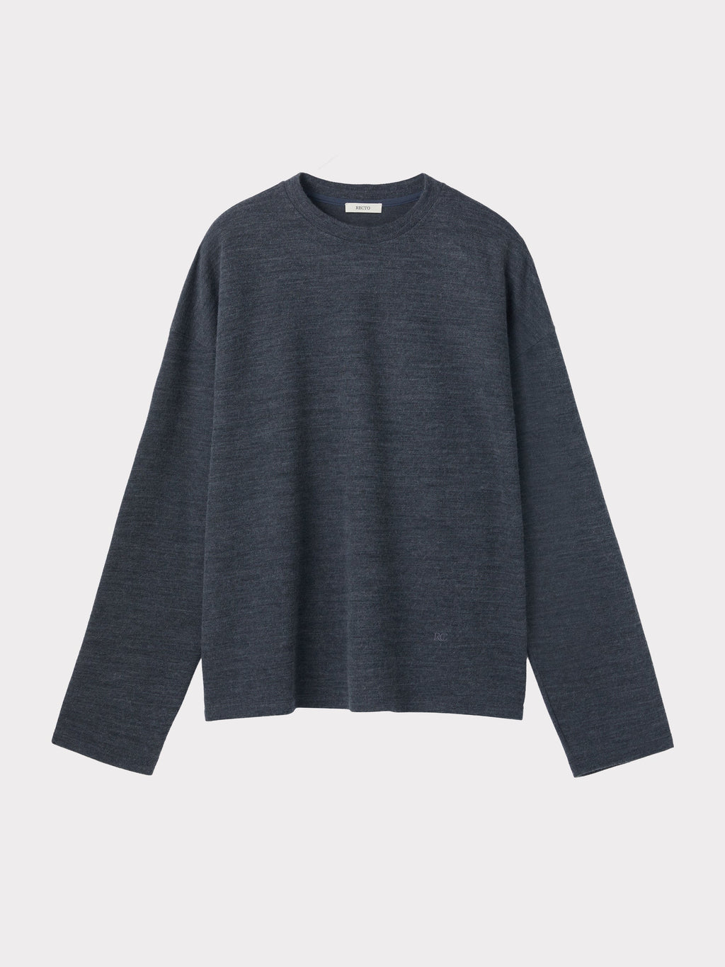 Recto - Wool Blend Oversized Top (Charcoal Grey) product image 1 | TRAB K-Fashion Australia