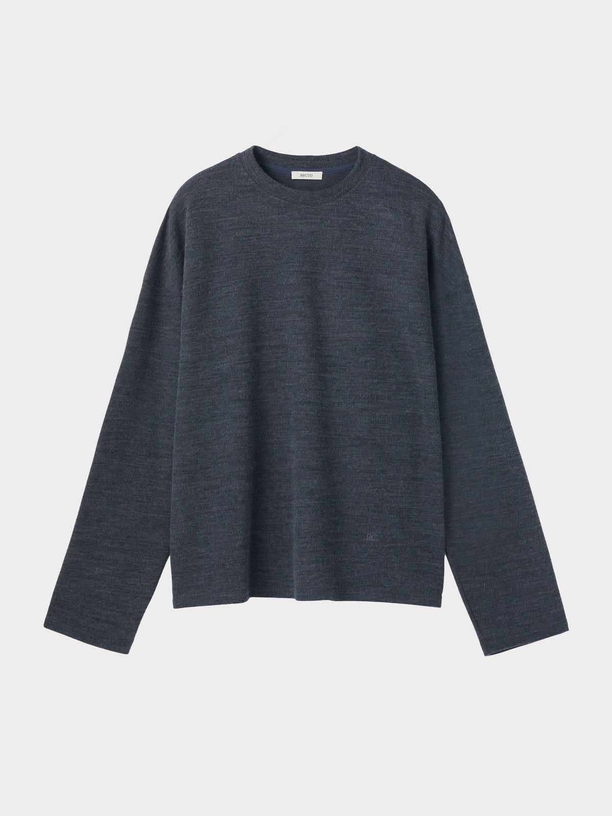 Recto - Wool Blend Oversized Top (Charcoal Grey) product image 1 | TRAB K-Fashion Australia