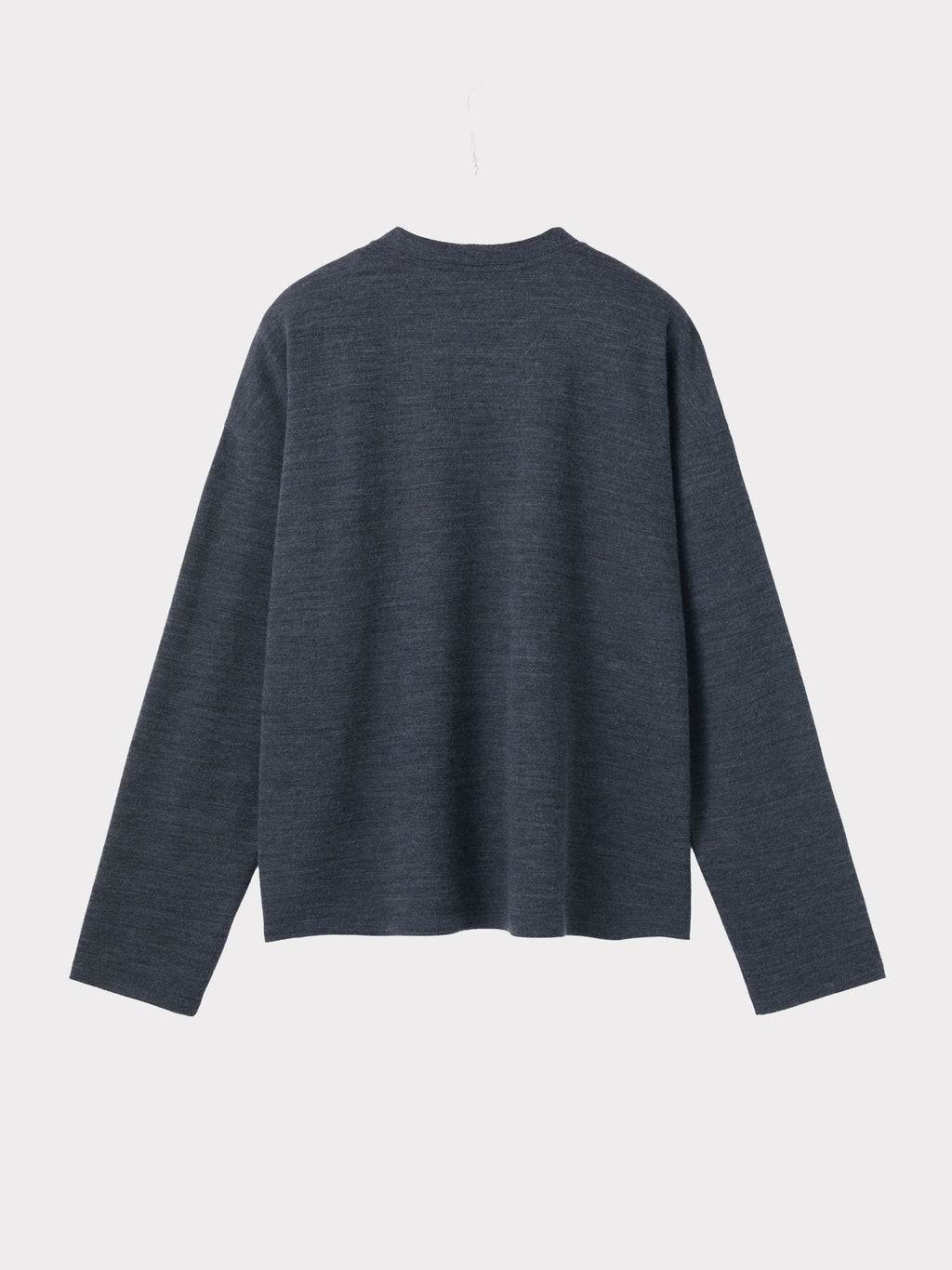 Recto - Wool Blend Oversized Top (Charcoal Grey) product image 2 | TRAB K-Fashion Australia