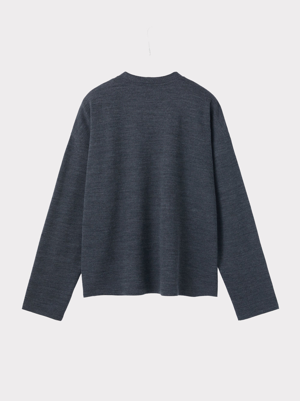 Recto - Wool Blend Oversized Top (Charcoal Grey) product image 2 | TRAB K-Fashion Australia