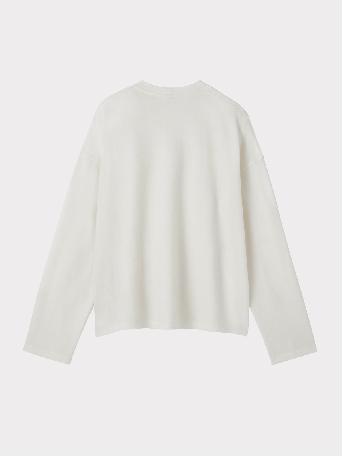 Recto - Wool Blend Oversized Top (Ivory) product image 4 | TRAB K-Fashion Australia
