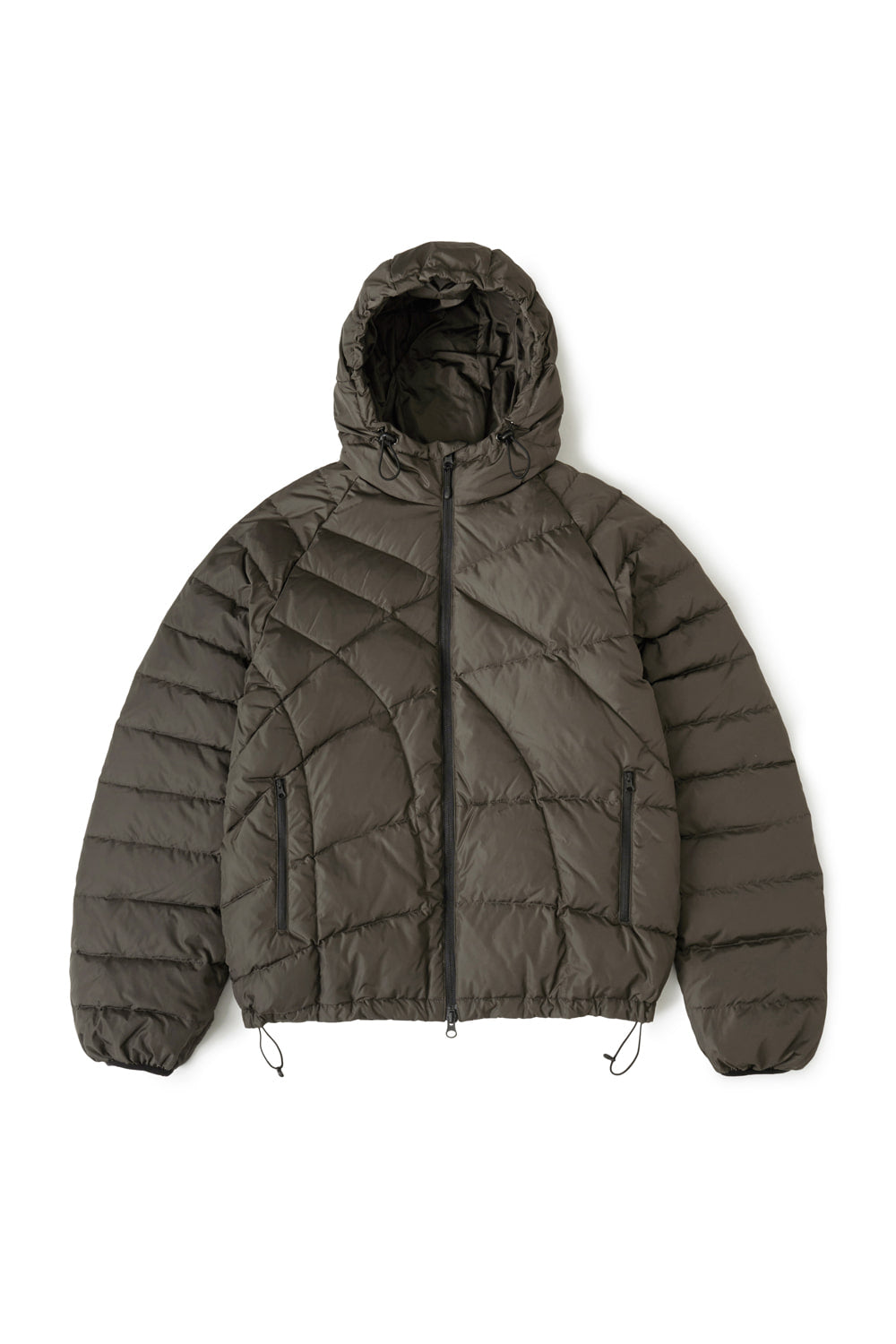 Hatchingroom - Web Goose Down Puffer Jacket Dark (Khaki) product image 1 | TRAB K-Fashion Australia