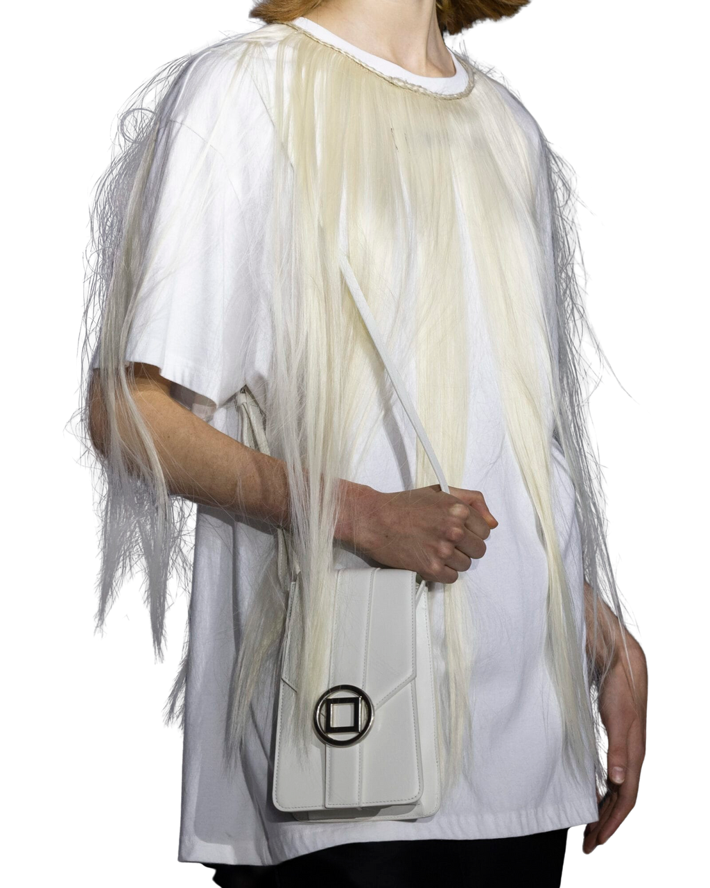 Kimhe Kim - Hair Embellished T-Shirt (White) product image 2 | TRAB K-Fashion Australia