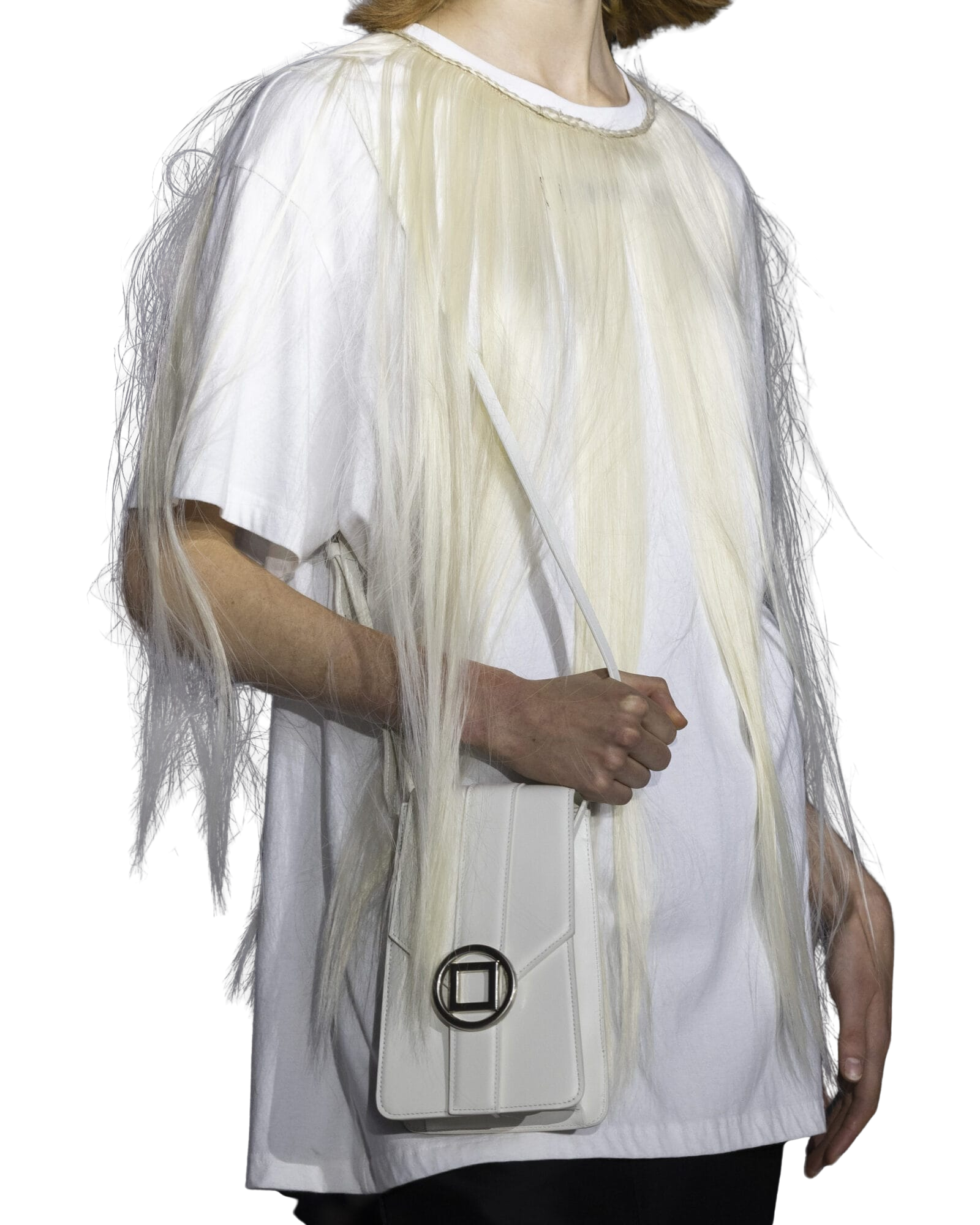 Kimhe Kim - Hair Embellished T-Shirt (White) product image 2 | TRAB K-Fashion Australia