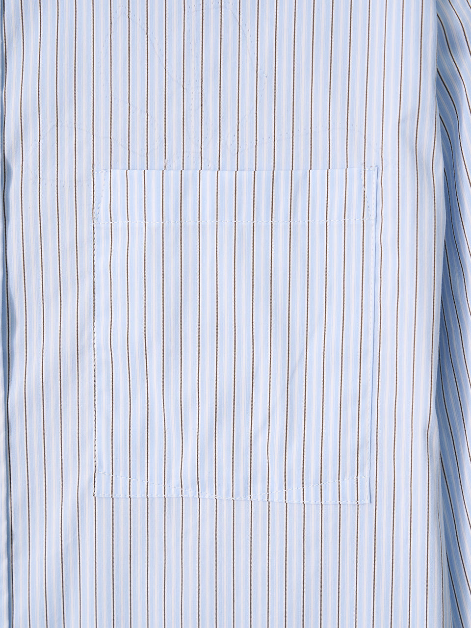 Kijun - Stripe Oversized Shirt (Sky Blue) product image 12 | TRAB K-Fashion Australia