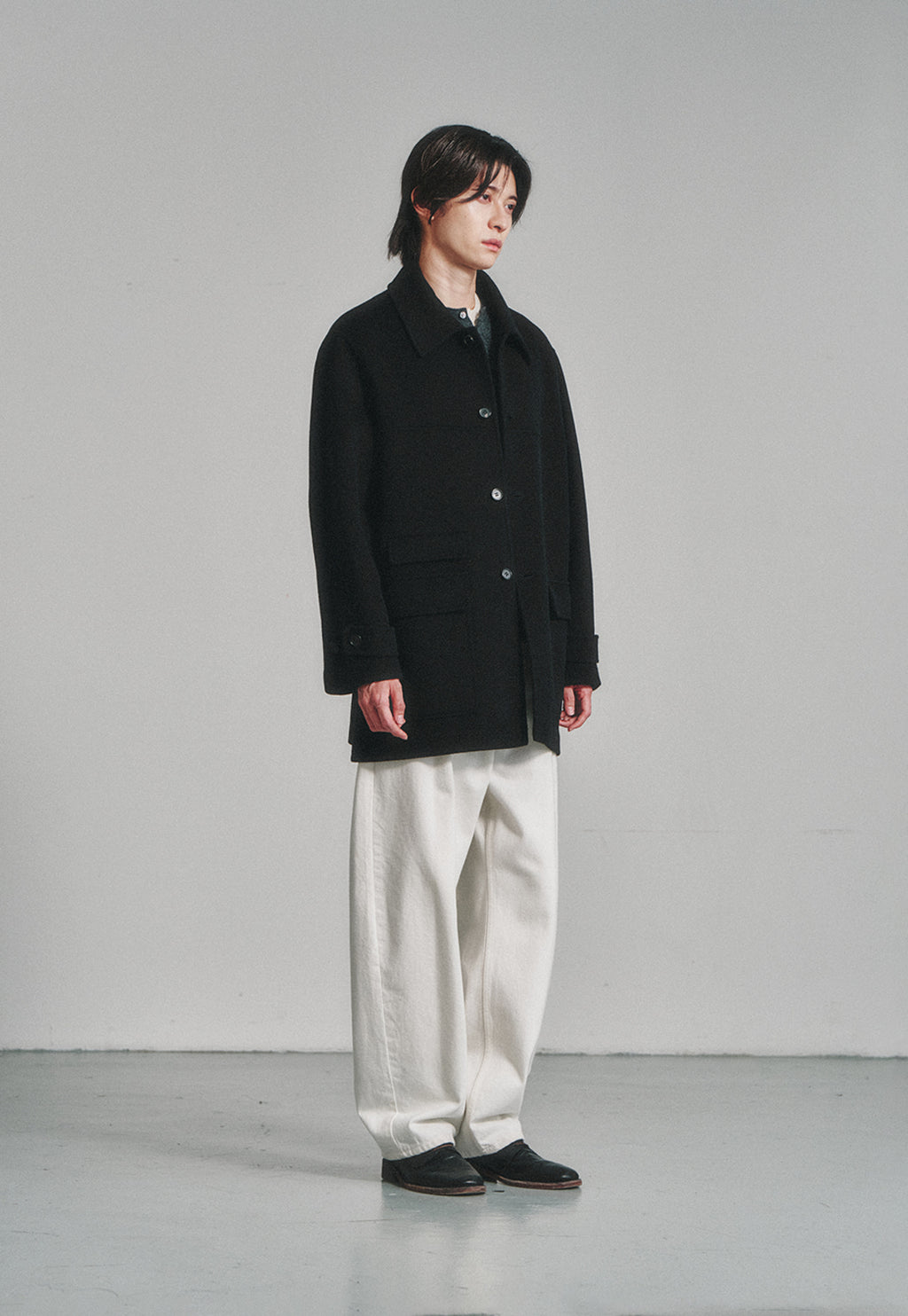 Art if acts - Handmade Car Coat (Black) product image 2 | TRAB K-Fashion Australia