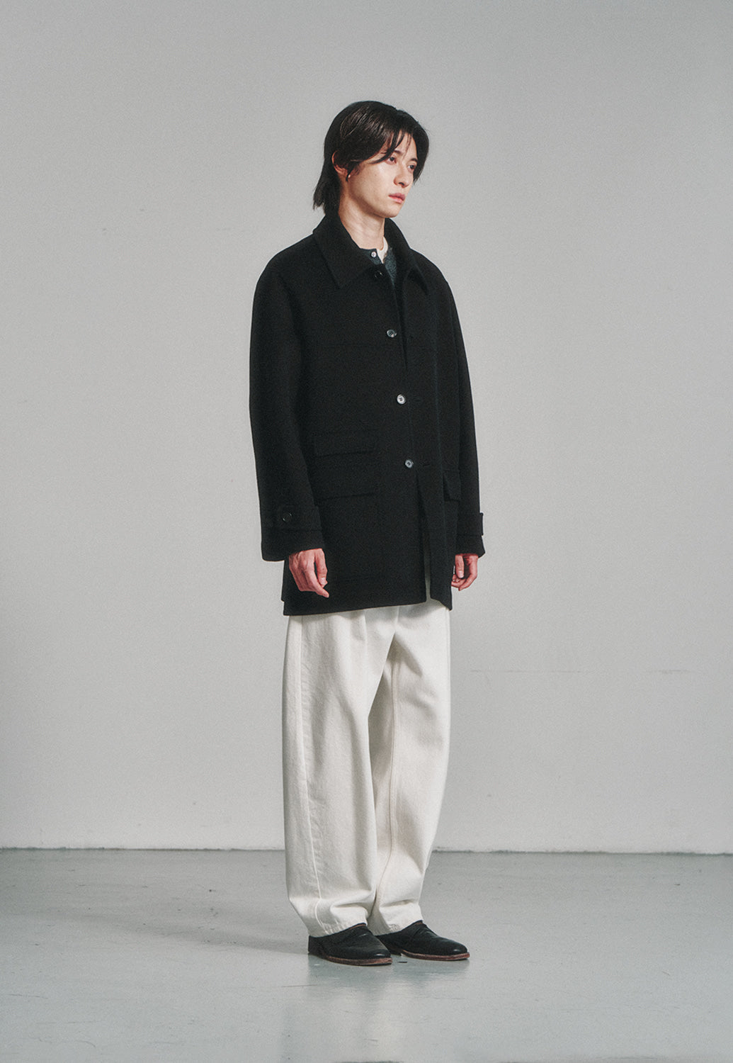 Art if acts - Handmade Car Coat (Black) product image 2 | TRAB K-Fashion Australia